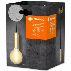 Lampes Dorées-Luminaires Ledvance 1906 Suspension Or, 1 lumière