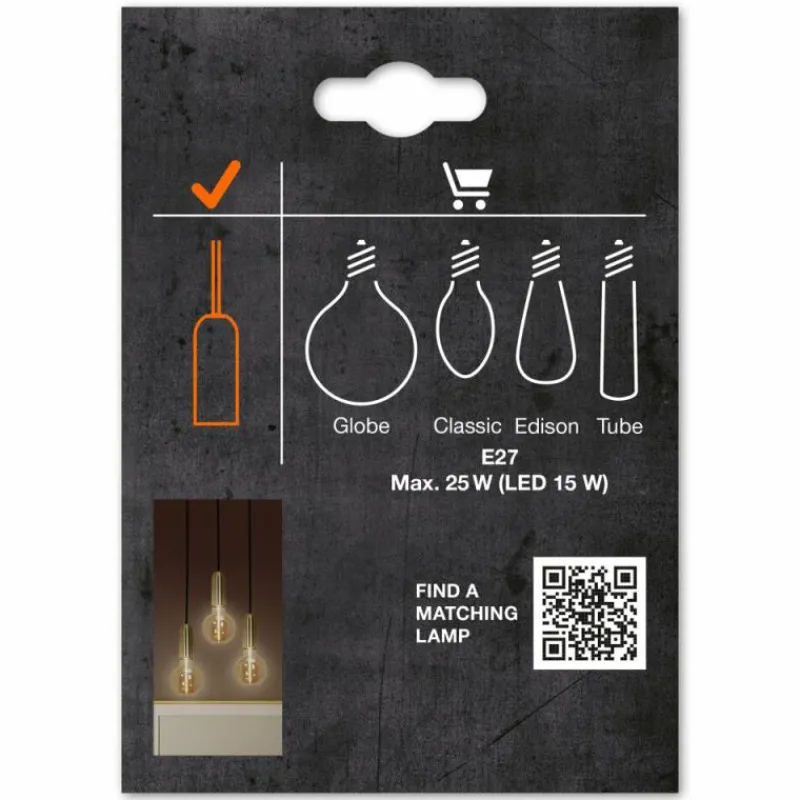 Lampes Dorées-Luminaires Ledvance 1906 Suspension Or, 1 lumière