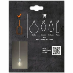 Lampes Vintages & Rétros-Luminaires Ledvance 1906 Suspension Blanc, 1 lumière