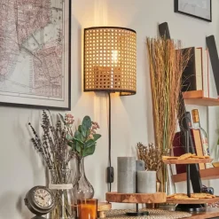 Luminaires Scandinaves-hofstein Abedim Luminaire Up & Down, Applique murale Noir, 1 lumière