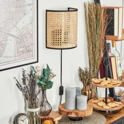 Luminaires Scandinaves-hofstein Abedim Luminaire Up & Down, Applique murale Noir, 1 lumière