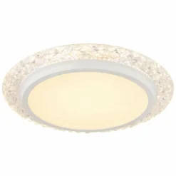 Luminaires Globo Lighting Abigail Plafonnier LED Blanc, 1 lumière* Éclairage Led