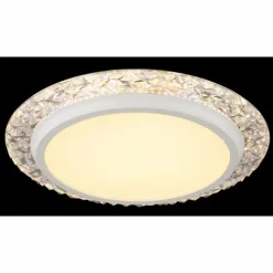 Luminaires Globo Lighting Abigail Plafonnier LED Blanc, 1 lumière* Éclairage Led