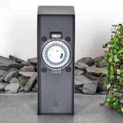 hofstein Abilene Prises électriques d'extérieur Anthracite