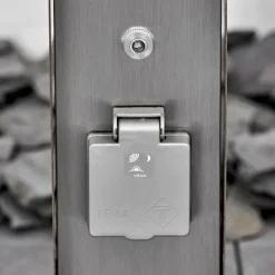 hofstein Abilene Prises électriques d'extérieur Acier inoxydable