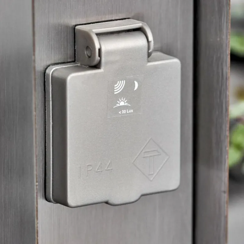 hofstein Abilene Prises électriques d'extérieur Acier inoxydable