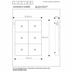 Luminaires Lucide Accessoire Lucide THE DOCK Noir