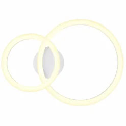 Luminaires Globo Lighting ADDA Plafonnier LED Blanc, 1 lumière* Éclairage Led