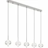 Lampes À Boules-Luminaires Globo Lighting Aida Suspension LED Chrome, 1 lumière