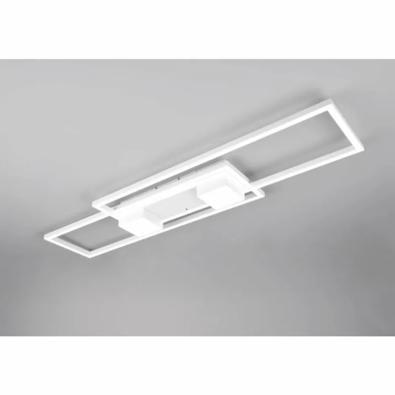 Luminaires Trio ALBANY Plafonnier LED Blanc, 1 lumière, Télécommandes* Éclairage Led