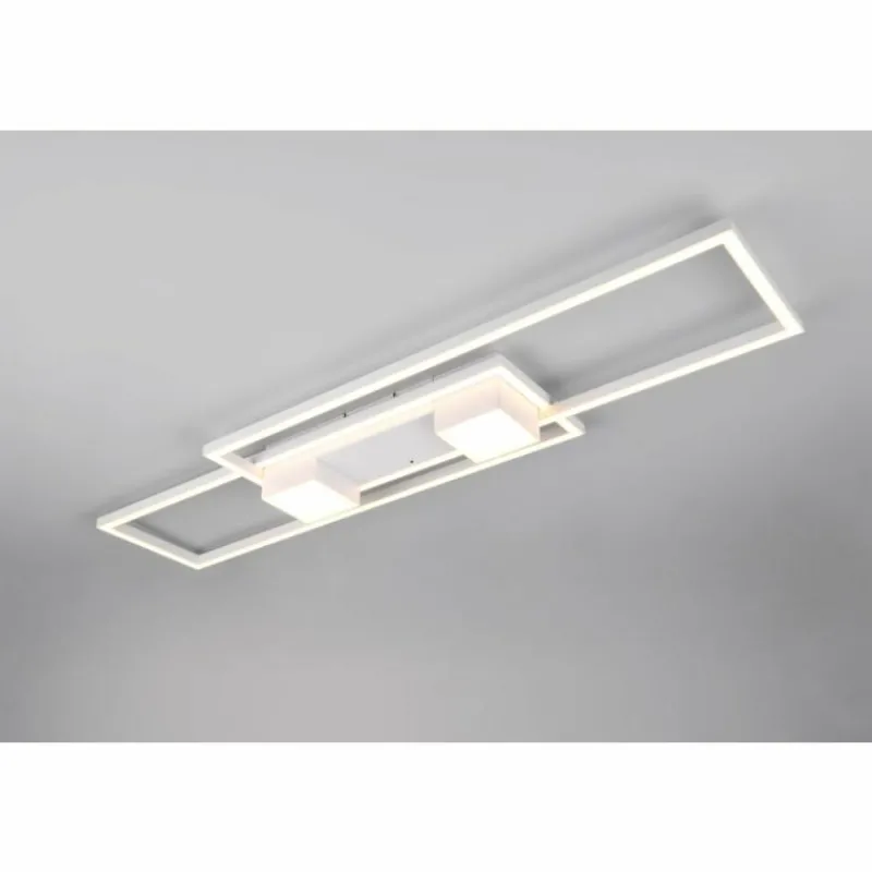 Luminaires Trio ALBANY Plafonnier LED Blanc, 1 lumière, Télécommandes* Éclairage Led