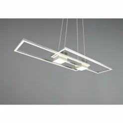 Luminaires Trio ALBANY Suspension LED Nickel mat, 1 lumière, Télécommandes* Éclairage Led