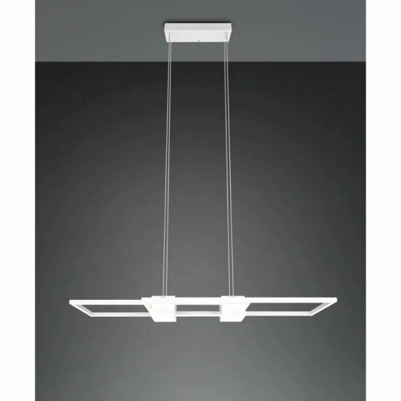 Luminaires Trio ALBANY Suspension LED Blanc, 1 lumière, Télécommandes* Suspensions