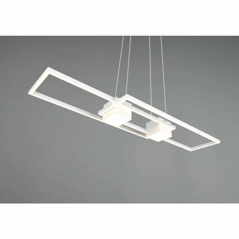 Luminaires Trio ALBANY Suspension LED Blanc, 1 lumière, Télécommandes* Suspensions