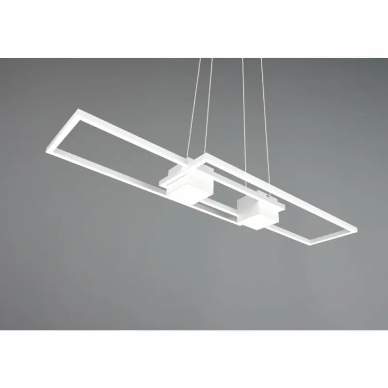 Luminaires Trio ALBANY Suspension LED Blanc, 1 lumière, Télécommandes* Suspensions