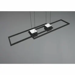 Luminaires Trio ALBANY Suspension LED Noir, 1 lumière, Télécommandes* Éclairage Led