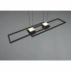 Luminaires Trio ALBANY Suspension LED Noir, 1 lumière, Télécommandes* Éclairage Led