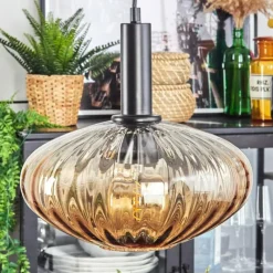 hofstein Alcofra Suspension Noir, 3 lumières