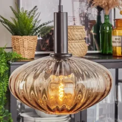 hofstein Alcofra Suspension Noir, 3 lumières