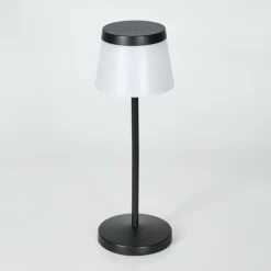 hofstein Algeraz Lampe de table d'extérieur, Lampe à poser LED Noir, 1 lumière
