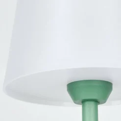 hofstein Algeraz Lampe de table d'extérieur, Lampe à poser LED Vert, 1 lumière