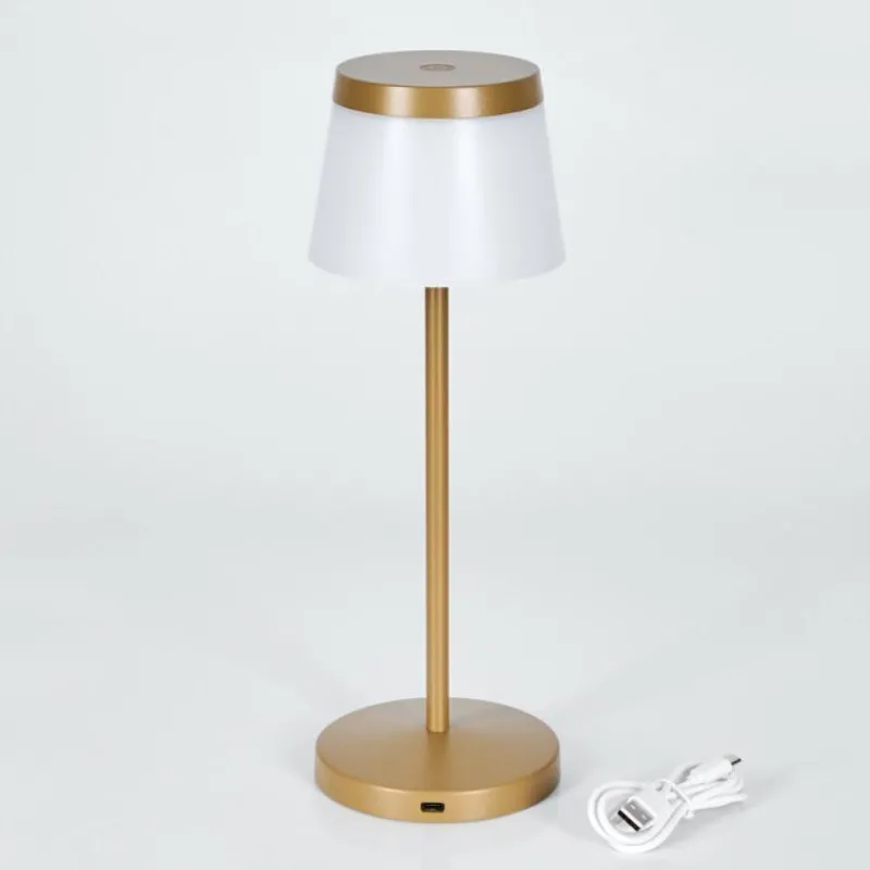 hofstein Algeraz Lampe de table d'extérieur, Lampe à poser LED Beige, 1 lumière