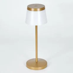 hofstein Algeraz Lampe de table d'extérieur, Lampe à poser LED Beige, 1 lumière