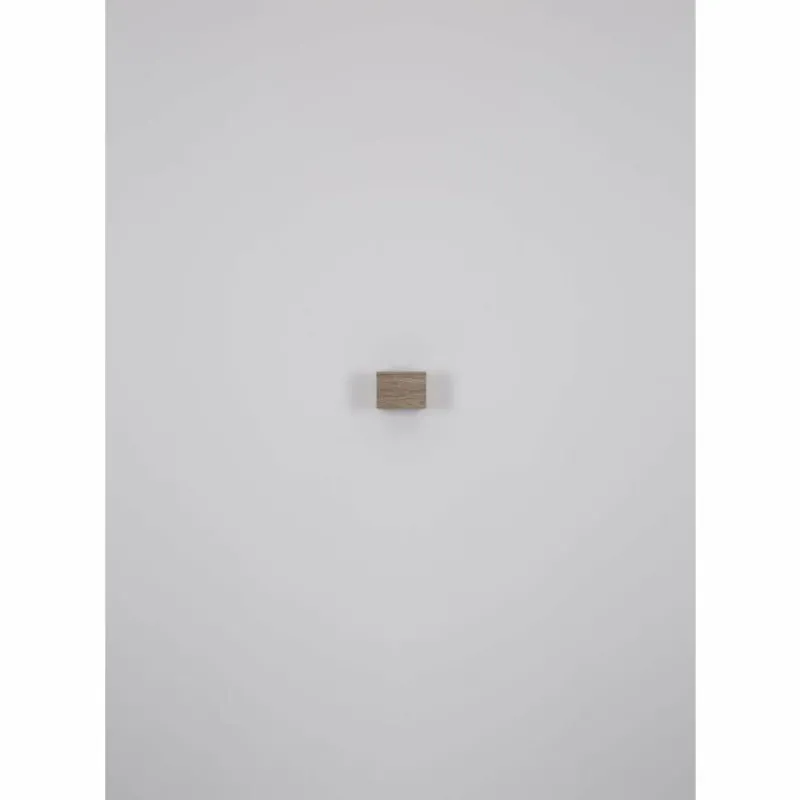 Lampes En Bois-Luminaires Globo Lighting Alina Applique murale LED Bois foncé, Écru, Noir, 1 lumière