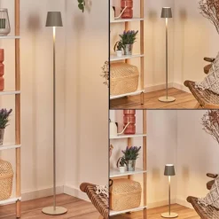 Luminaires Scandinaves-hofstein Allen Lampadaire LED Gris, 1 lumière