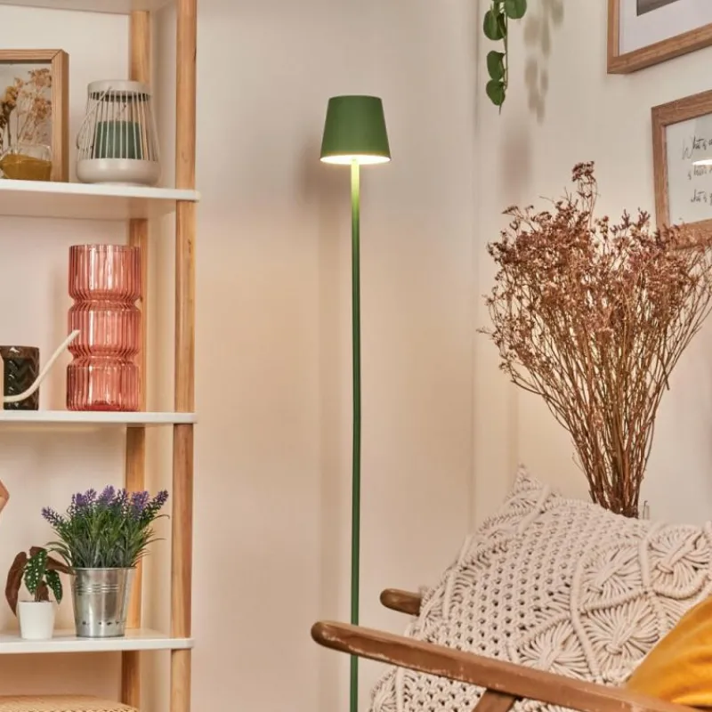 Luminaires Scandinaves-hofstein Allen Lampadaire LED Vert, 1 lumière