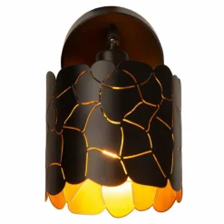 Lampes Dorées-Luminaires Lucide ALMELO Applique murale Noir, 1 lumière