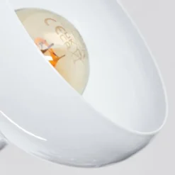 Lampes En Bois-hofstein Alyra Plafonnier, Spot de plafond Blanc, 2 lumières