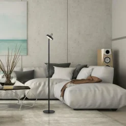 Luminaires Leuchten Direkt AMAG Lampadaire LED Noir, 1 lumière