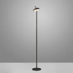 Luminaires Leuchten Direkt AMAG Lampadaire LED Noir, 1 lumière