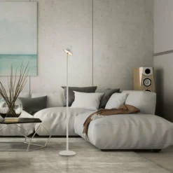 Luminaires Leuchten Direkt AMAG Lampadaire LED Gris, 1 lumière