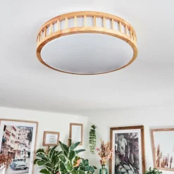 Luminaires Scandinaves-hofstein Amarelos Plafonnier, Panel LED Blanc, 1 lumière, Télécommandes