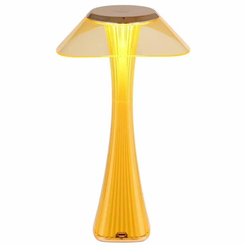 Lampes Dorées-Luminaires Globo Lighting Ambra Lampe à poser LED Ambre, Or, 1 lumière