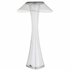 Luminaires Globo Lighting Ambra Lampe à poser LED Chrome, Transparent, 1 lumière* Lampes À Poser