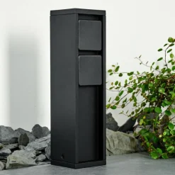 hofstein Amersfoort Prises électriques d'extérieur, Accessoire Noir