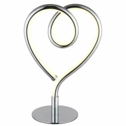 Luminaires Globo Lighting Amore Lampe à poser LED Chrome, 1 lumière* Éclairage Led
