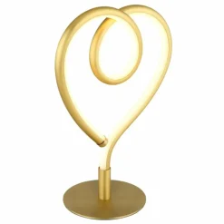 Lampes Dorées-Luminaires Globo Lighting Amore Lampe à poser LED Or, 1 lumière