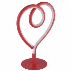 Luminaires Globo Lighting Amore Lampe à poser LED Rouge, 1 lumière* Éclairage Led