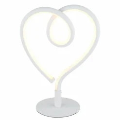 Luminaires Globo Lighting Amore Lampe à poser LED Blanc, 1 lumière* Éclairage Led