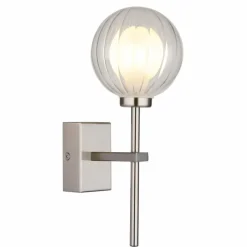Luminaires Globo Lighting Ander Applique murale Nickel mat, 1 lumière