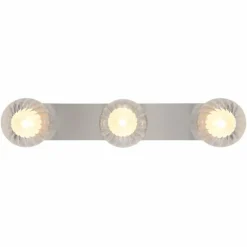 Luminaires Globo Lighting Ander Plafonnier Nickel mat, 3 lumières