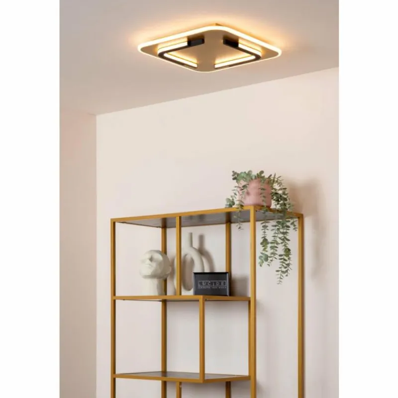 Lampes Dorées-Luminaires Lucide ANDREAS Plafonnier LED Or, 1 lumière