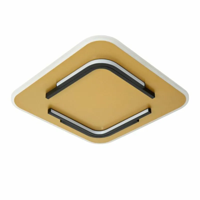 Lampes Dorées-Luminaires Lucide ANDREAS Plafonnier LED Or, 1 lumière