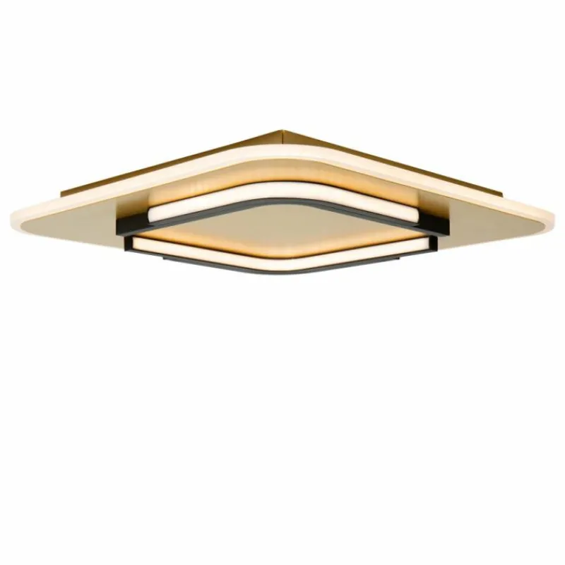 Lampes Dorées-Luminaires Lucide ANDREAS Plafonnier LED Or, 1 lumière