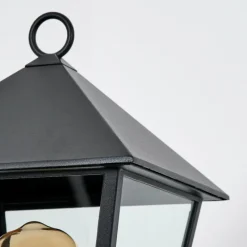 hofstein Anfei Eclairage de chemin Noir, 1 lumière, Détecteur de mouvement