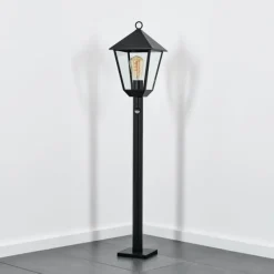 hofstein Anfei Eclairage de chemin Noir, 1 lumière, Détecteur de mouvement